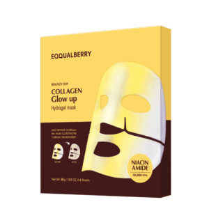 Eqqualberry Collagen Glow Up Hydrogel Mask 4pk