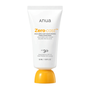 Anua Zero-Cast Moisturizing Finish Sunscreen SPF50+ PA++++