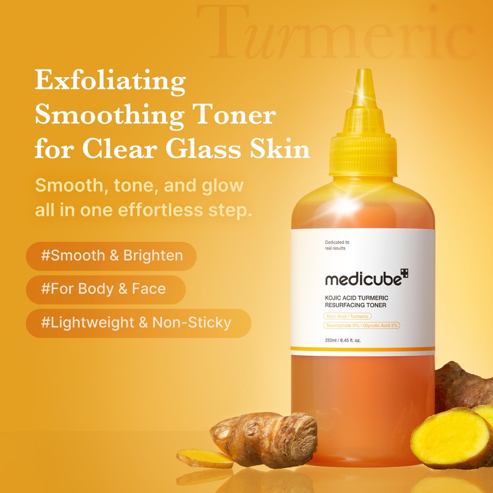 Medicube Kojic Acid Turmeric Resurfacing Toner 250 ml – toner