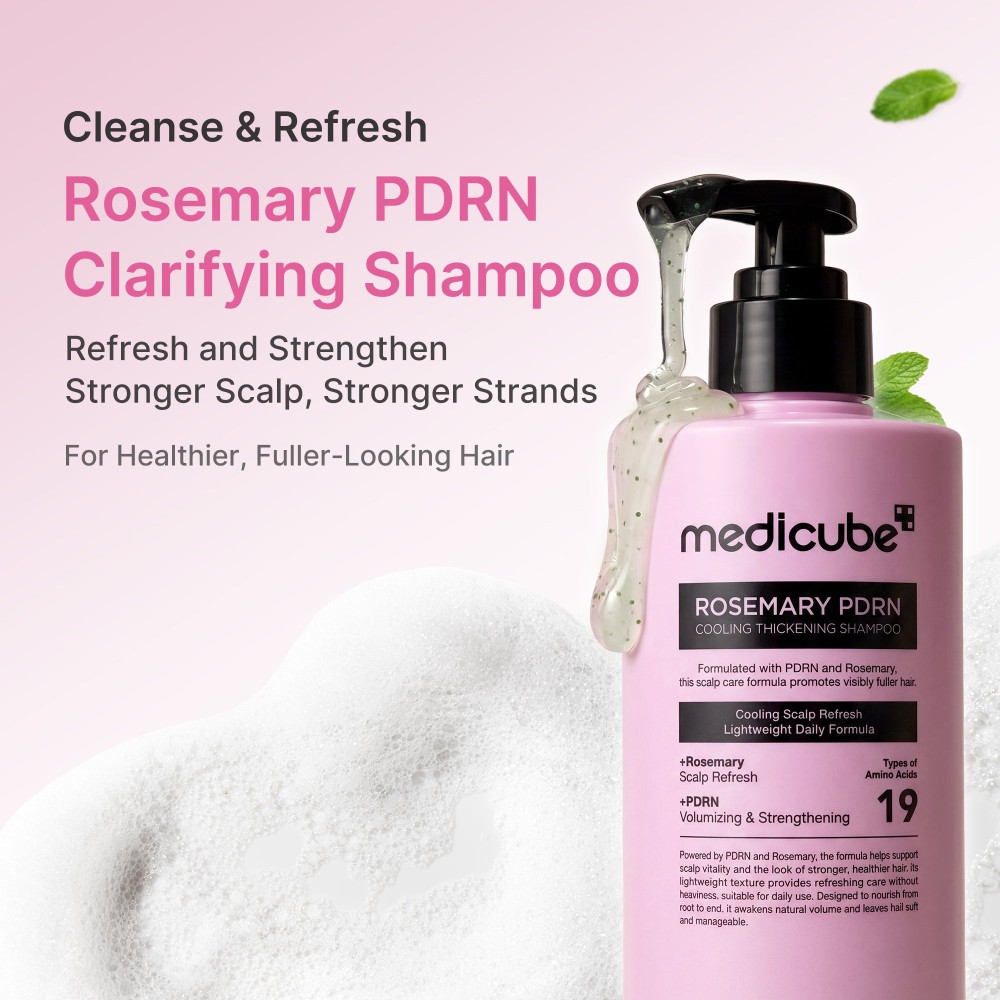 Medicube Rosemary PDRN Cooling Thickening Shampoo 400 ml – sjampo