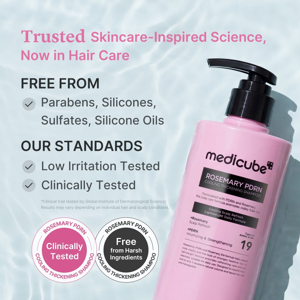 Medicube Rosemary PDRN Cooling Thickening Shampoo 400 ml – sjampo