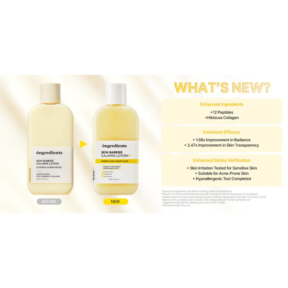 Ongredients Skin Barrier Calming Lotion EX 80 ml – lotion