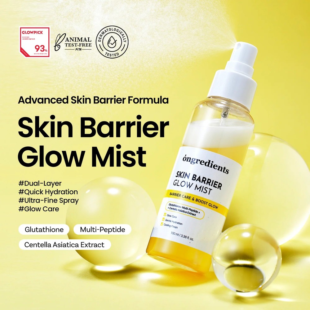 Ongredients Skin Barrier Glow Mist 100 ml – ansiktsmist