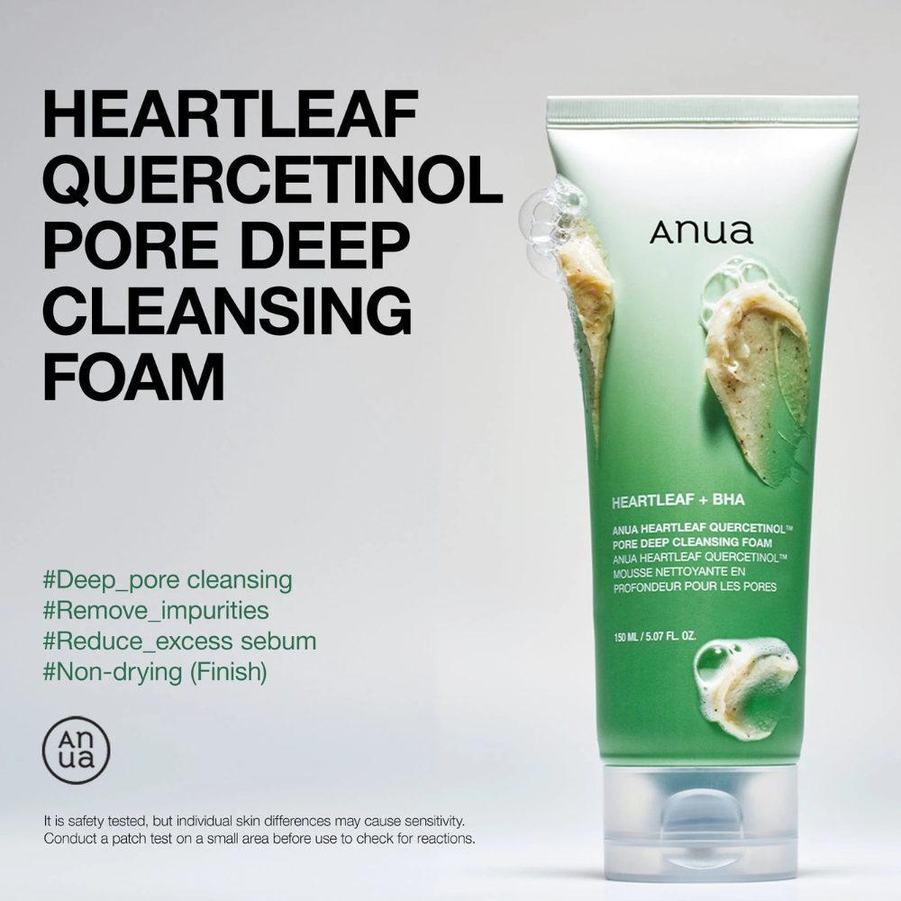 Anua Heartleaf Quercetinol Pore Deep Cleansing Foam 150 ml