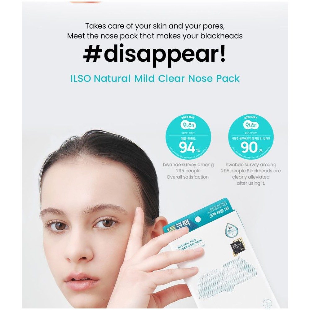 ILSO Natural Mild Clear Nose Pack 5 stk