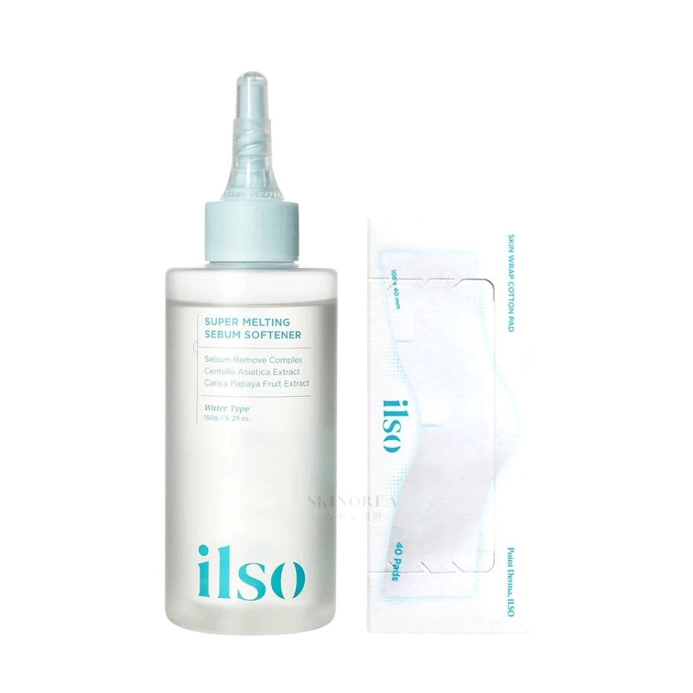 ILSO Super Melting Sebum Softener Sett – 150 ml + 40 bomullspads