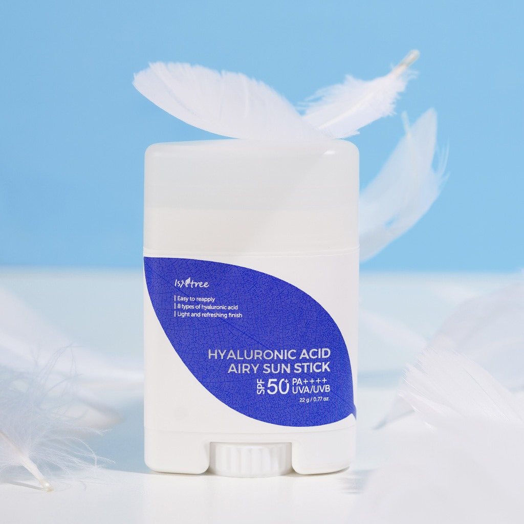Isntree Hyaluronic Acid Airy Sunstick 50+ PA+++ – bilde 4