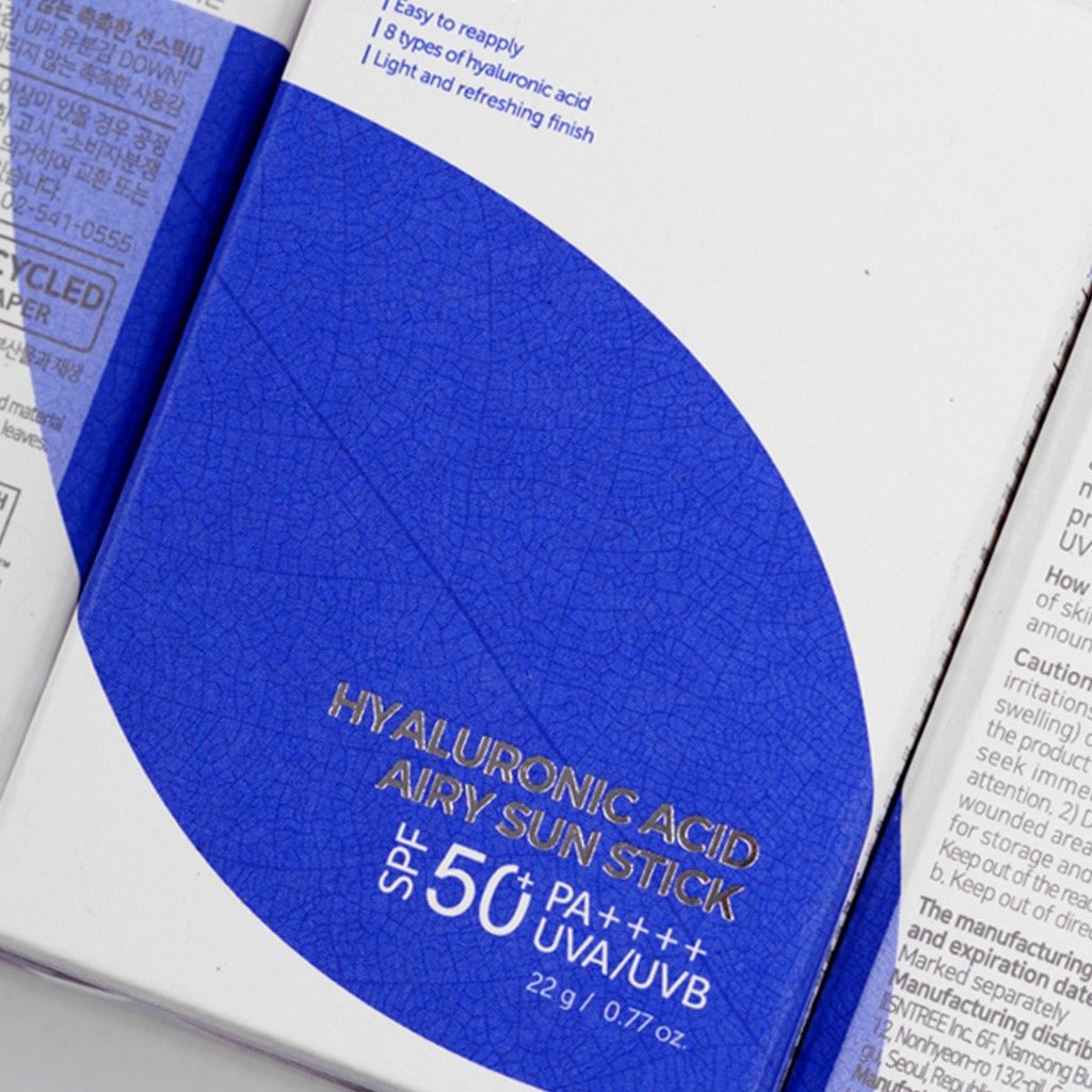 Isntree Hyaluronic Acid Airy Sunstick 50+ PA+++ – bilde 5