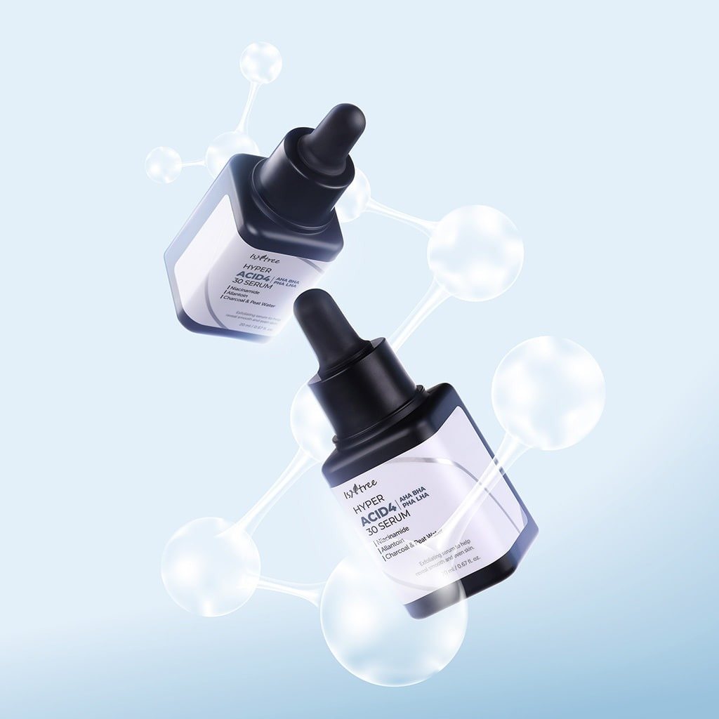 Isntree Hyper Acid 4 AHA BHA PHA LHA 30 SERUM 20 ml – bilde 3