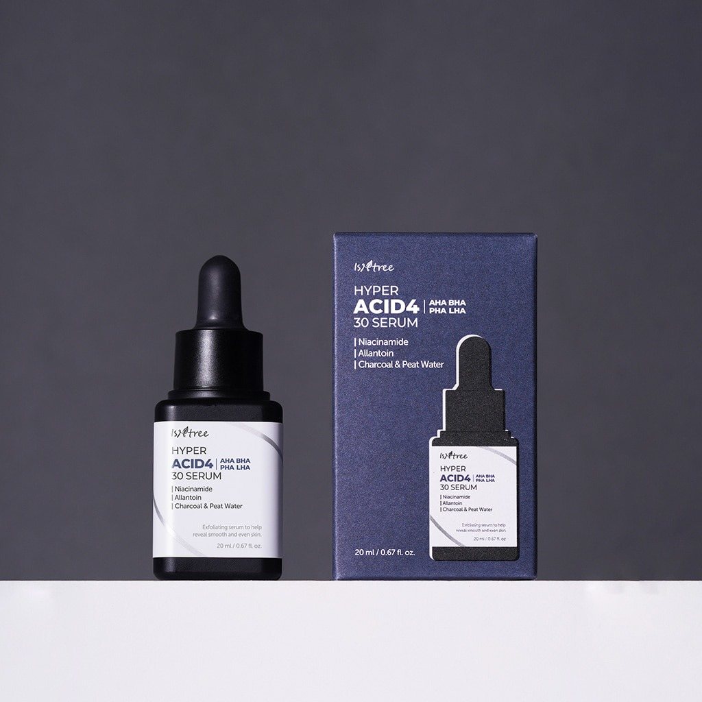 Isntree Hyper Acid 4 AHA BHA PHA LHA 30 SERUM 20 ml – bilde 5