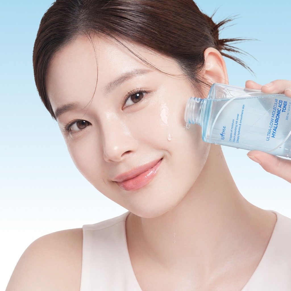 Isntree Ultra-Low Molecular Hyaluronic Acid Toner 300 ml – bilde 4