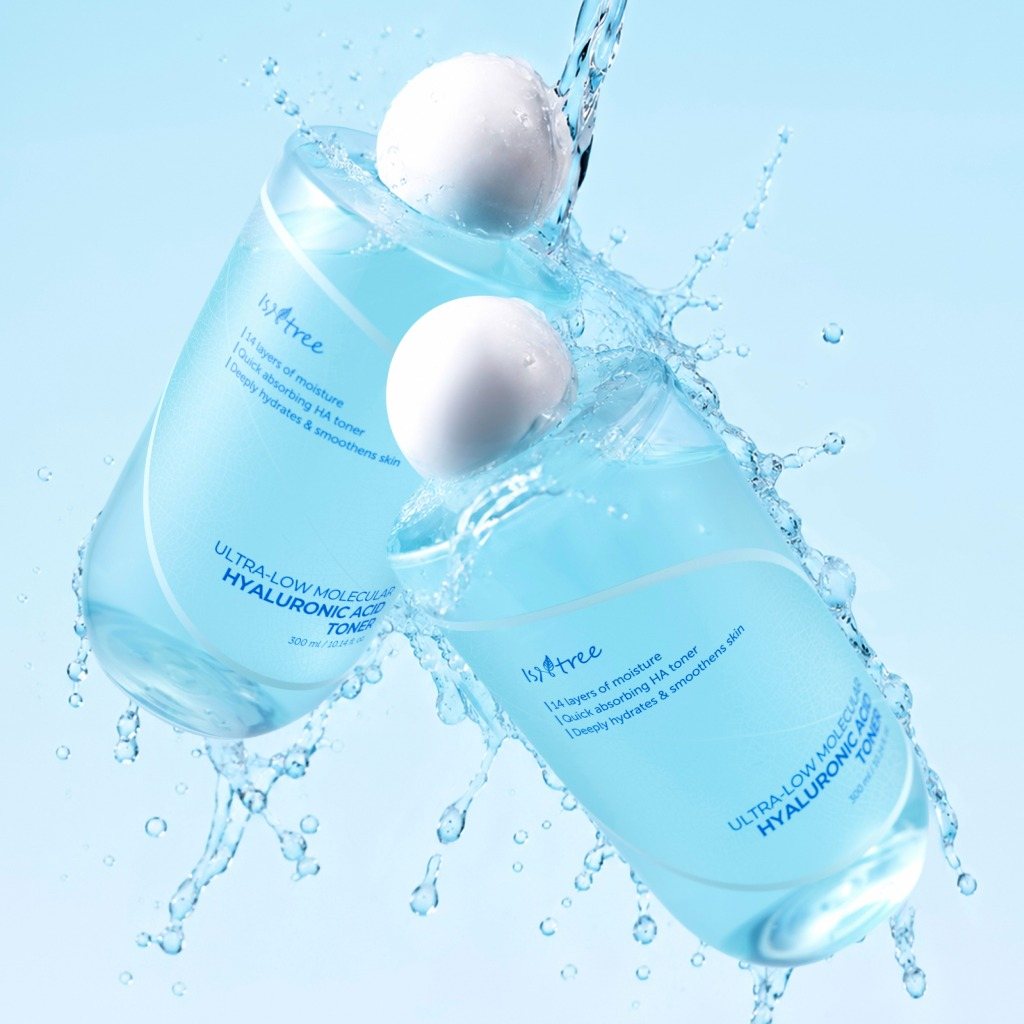 Isntree Ultra-Low Molecular Hyaluronic Acid Toner 300 ml – bilde 5
