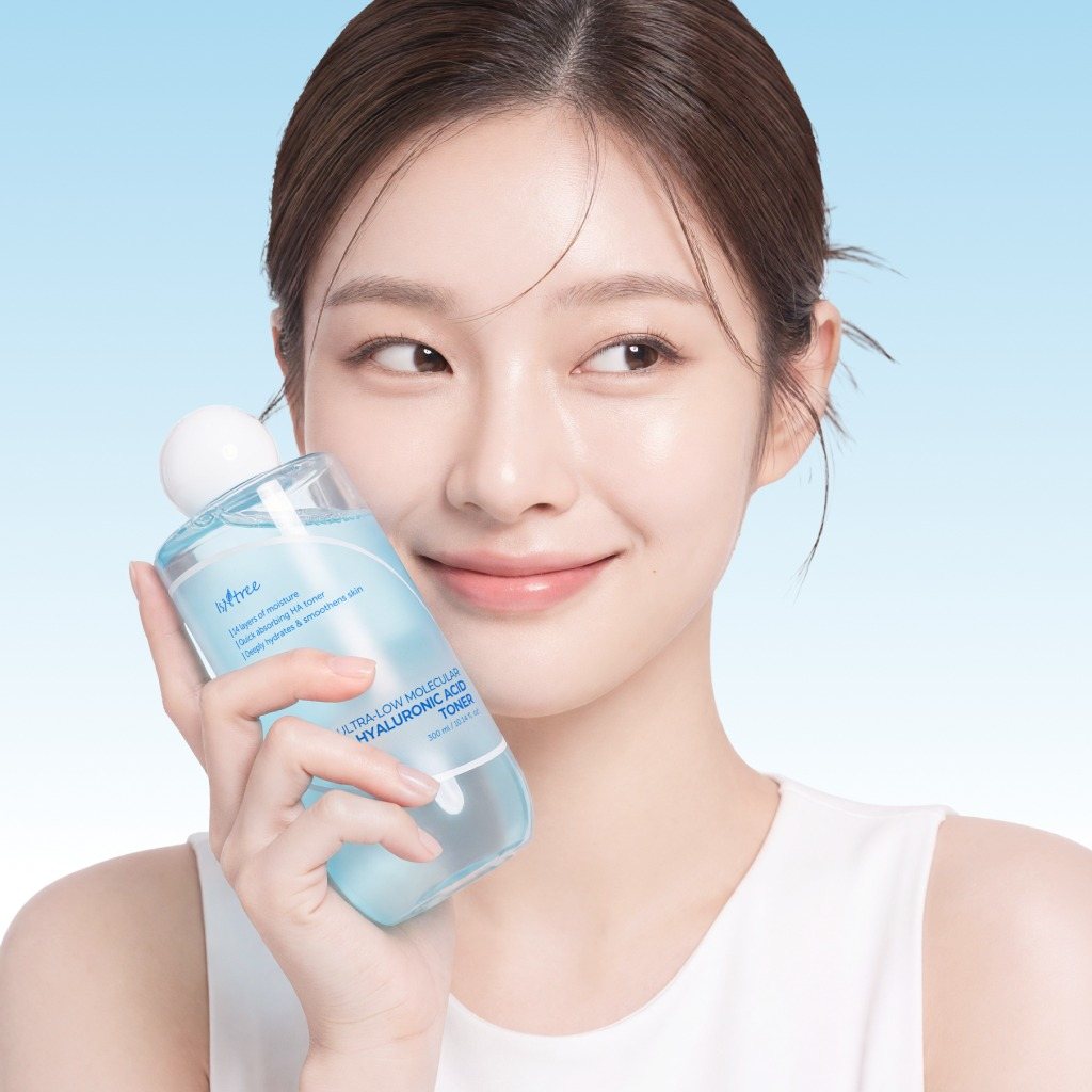 Isntree Ultra-Low Molecular Hyaluronic Acid Toner 300 ml – bilde 8
