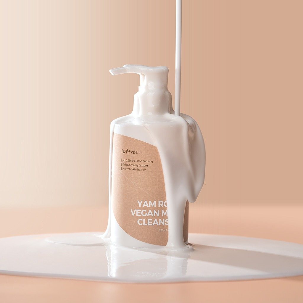 Isntree Yamroot Vegan Milk Cleanser – bilde 3