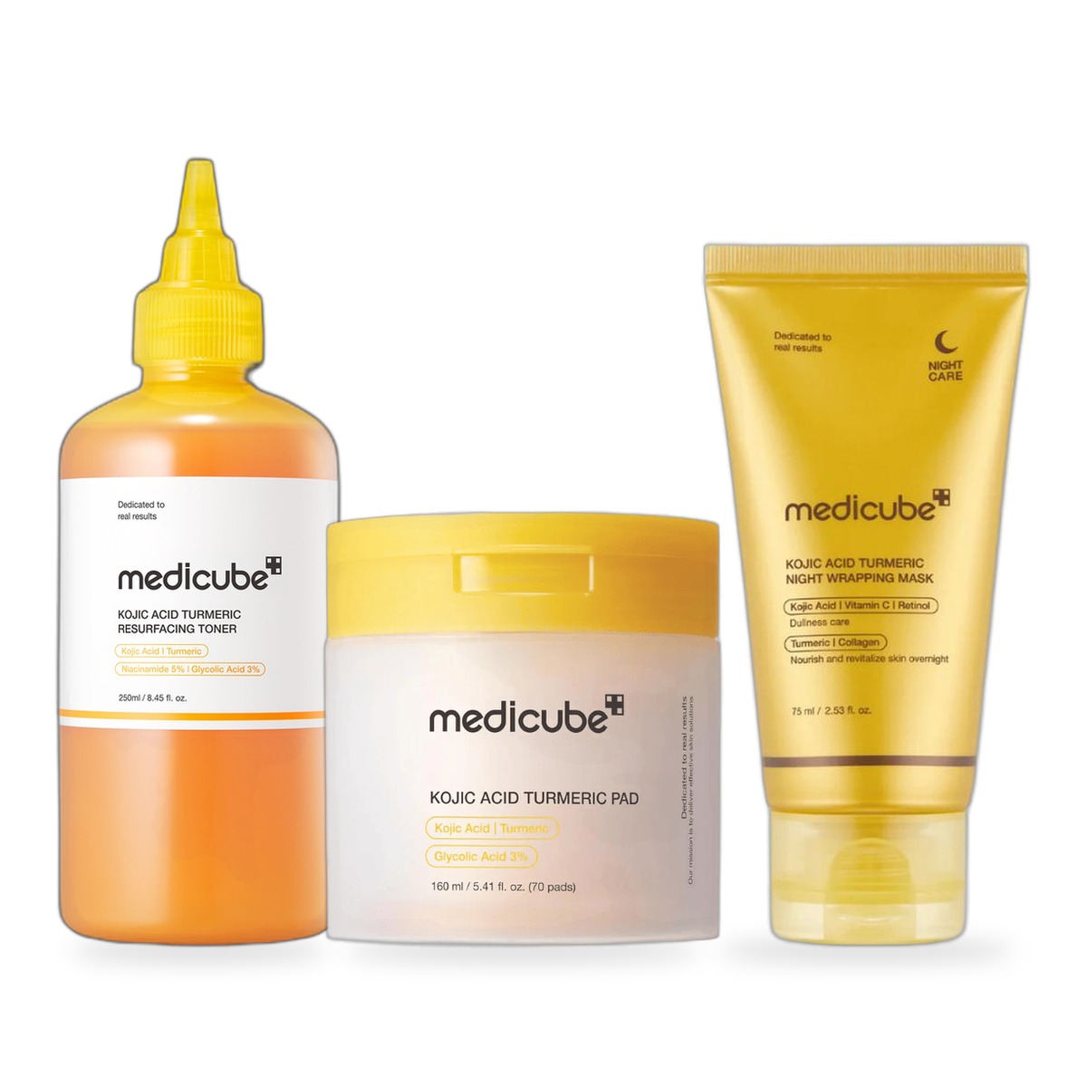 Medicube Kojic Acid Turmeric Glow Trio