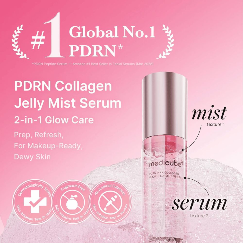 Medicube PDRN Pink Collagen Glow Jelly Mist Serum 100 ml