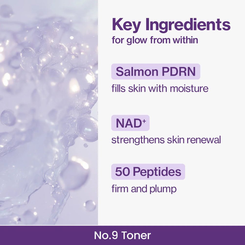 Numbuzin No.9 NAD PDRN Glow Boosting Toner 150 ml
