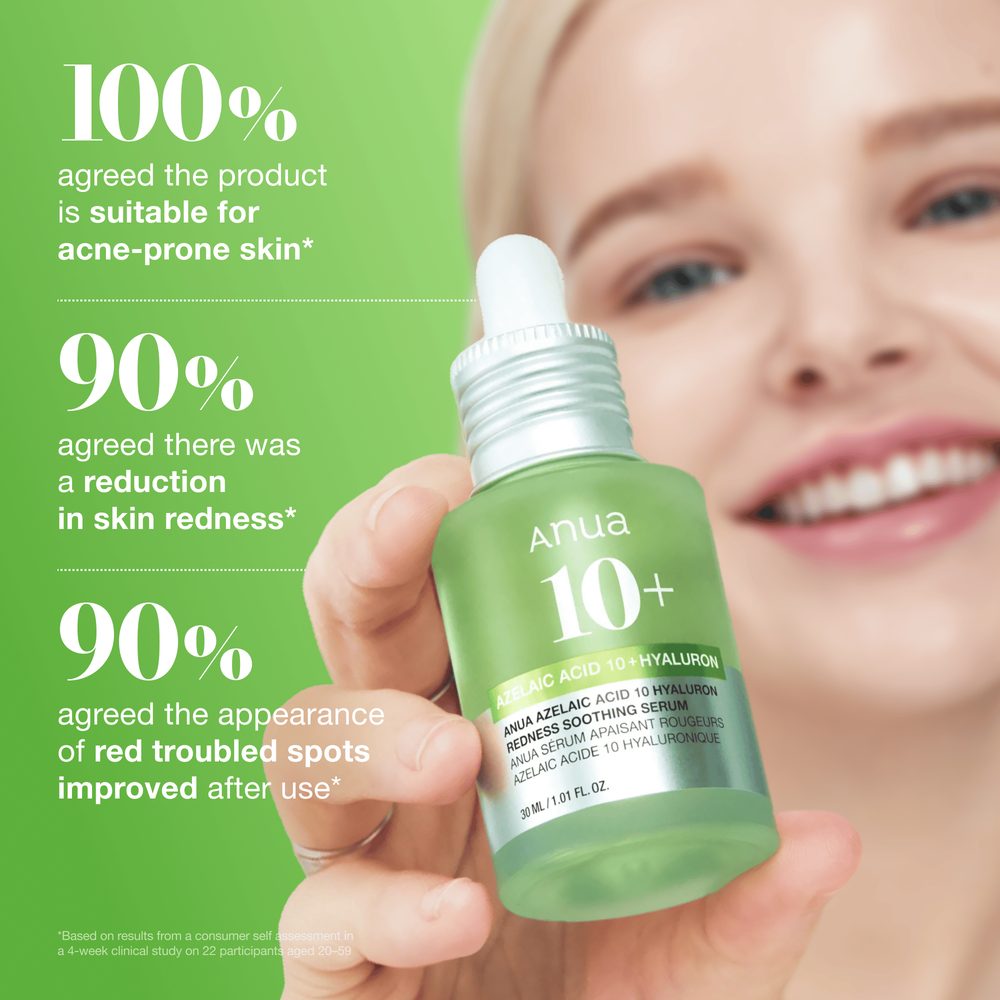 Anua Azelaic Acid 10 Hyaluron Redness Soothing Serum 30ml – i bruk