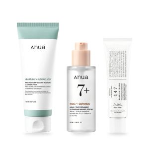 Mild rutine for gravide – Anua foam, Anua 7 serum, Dr.Althea 147