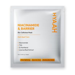 HYAAH Niacinamide & Barrier Biocellulose Mask 1 stk