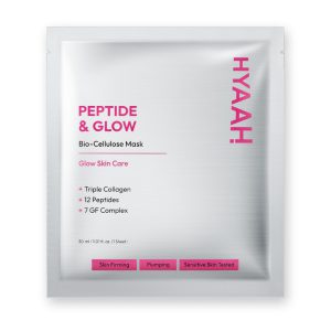 HYAAH Peptide & Glow Biocellulose Mask 1 stk