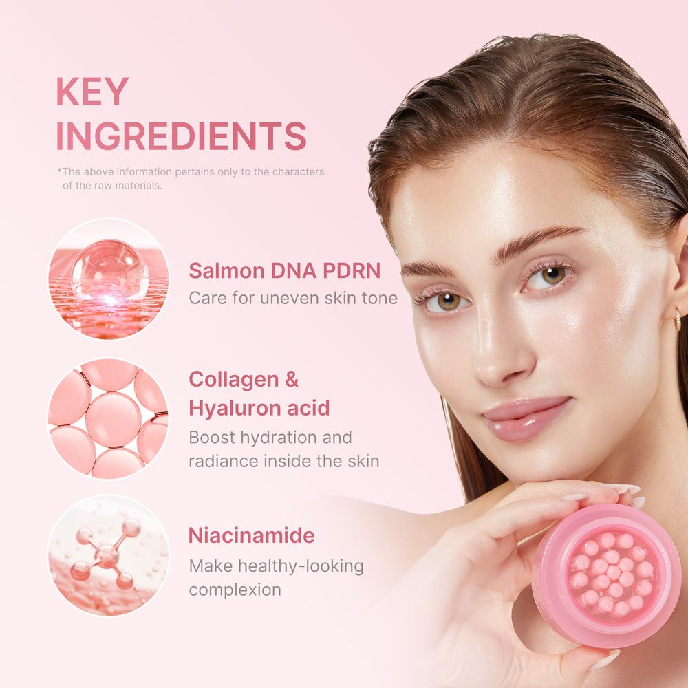 Medicube PDRN Pink Collagen Capsule Cream 55 g – nøkkelingredienser